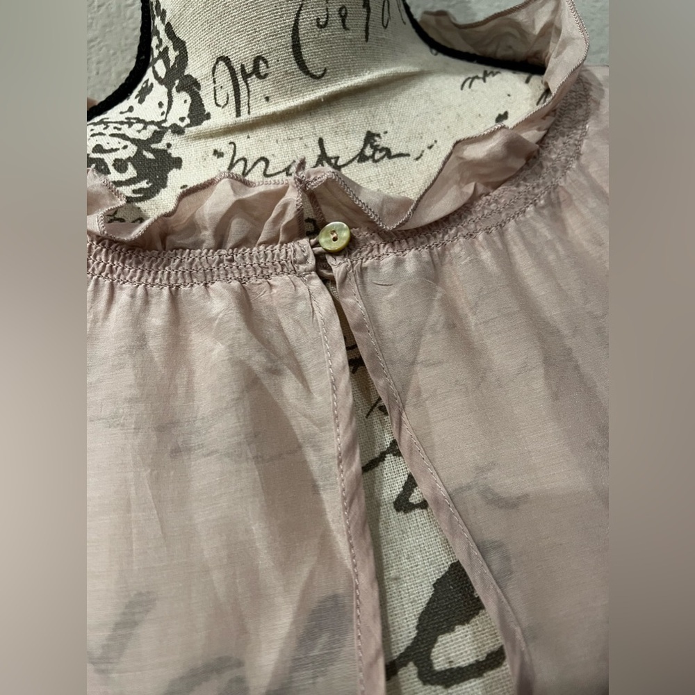 BIRD AND KNOLL RUFFLE HEM DRESS Size Small - Picture 6 of 8